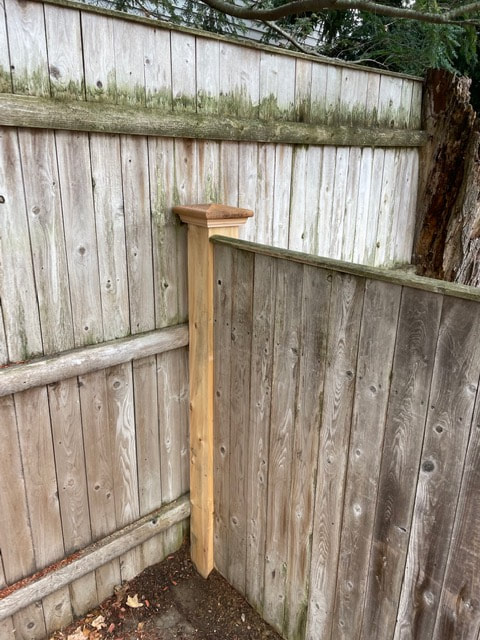 Fence Repair Job in Newburyport, MA
