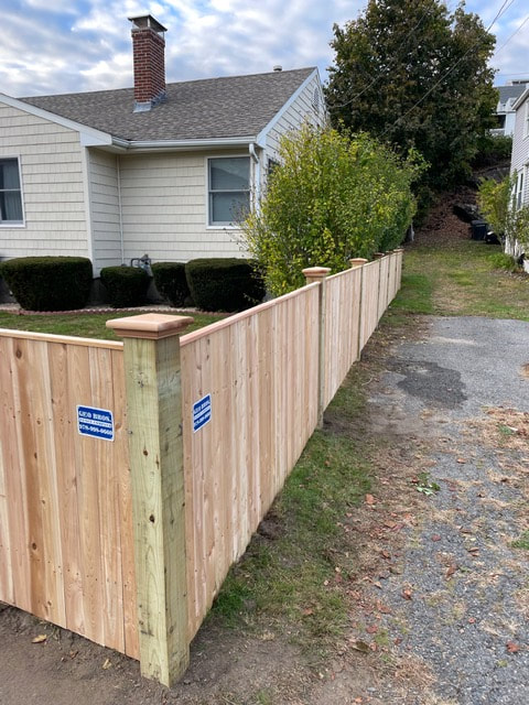Wood Fence Installation in Nahant, MA
